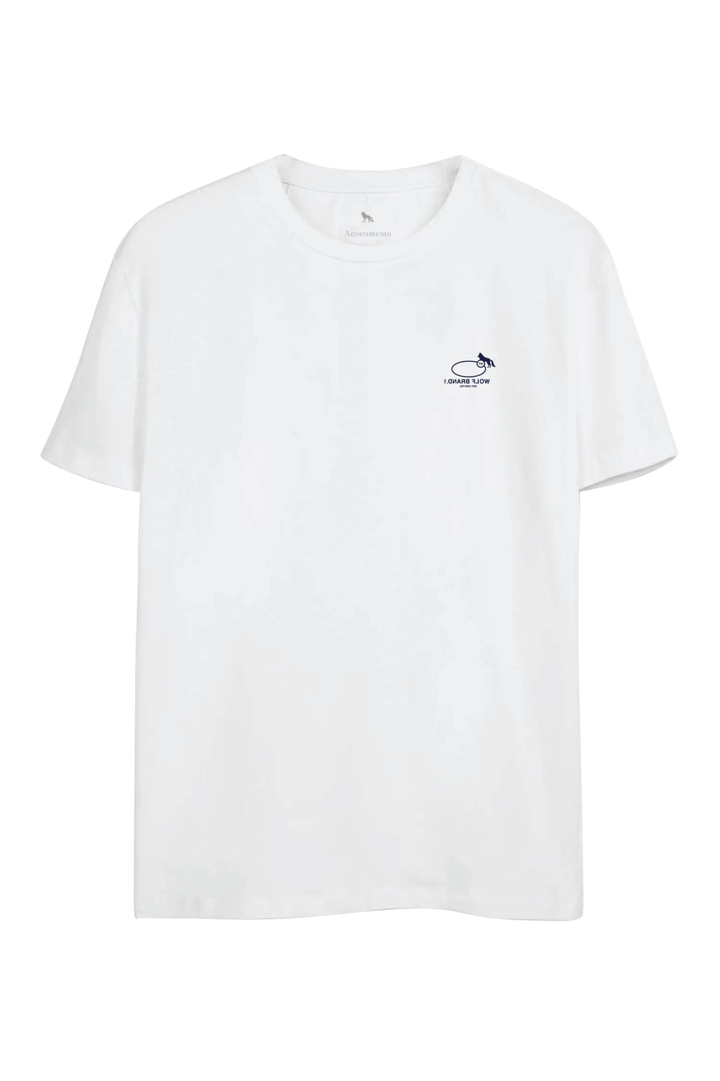 Camiseta Lobo Em Rota Masculina Oversize Acostamento Branco