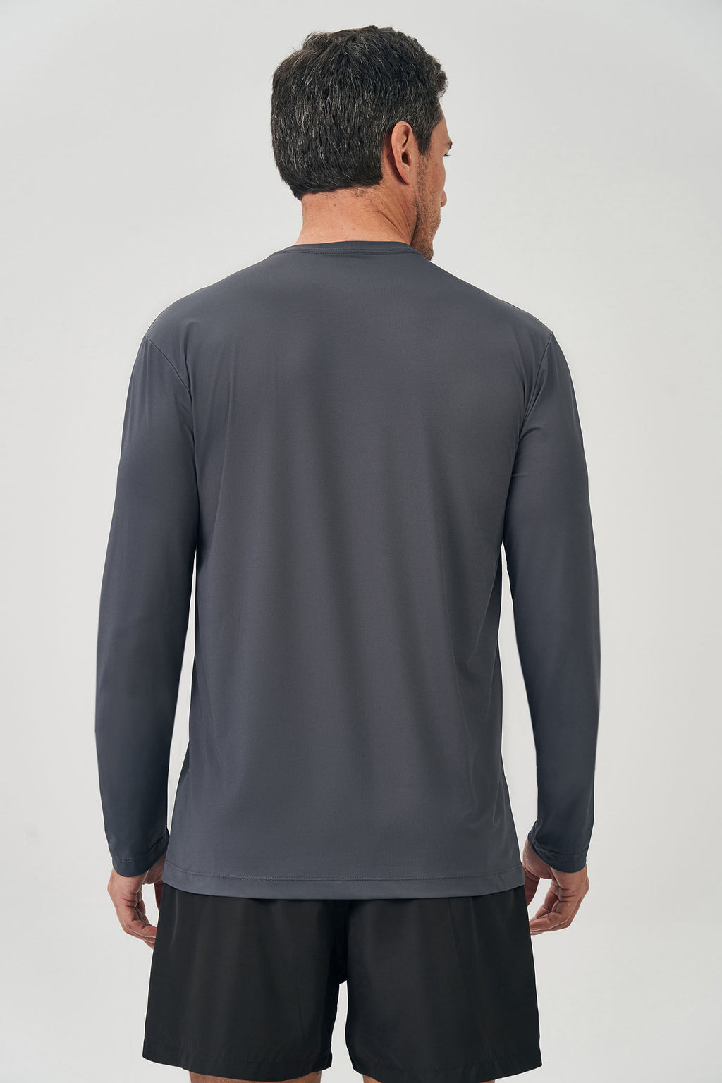 Camiseta Sportiva UV Longa Masculina Acostamento Grafite