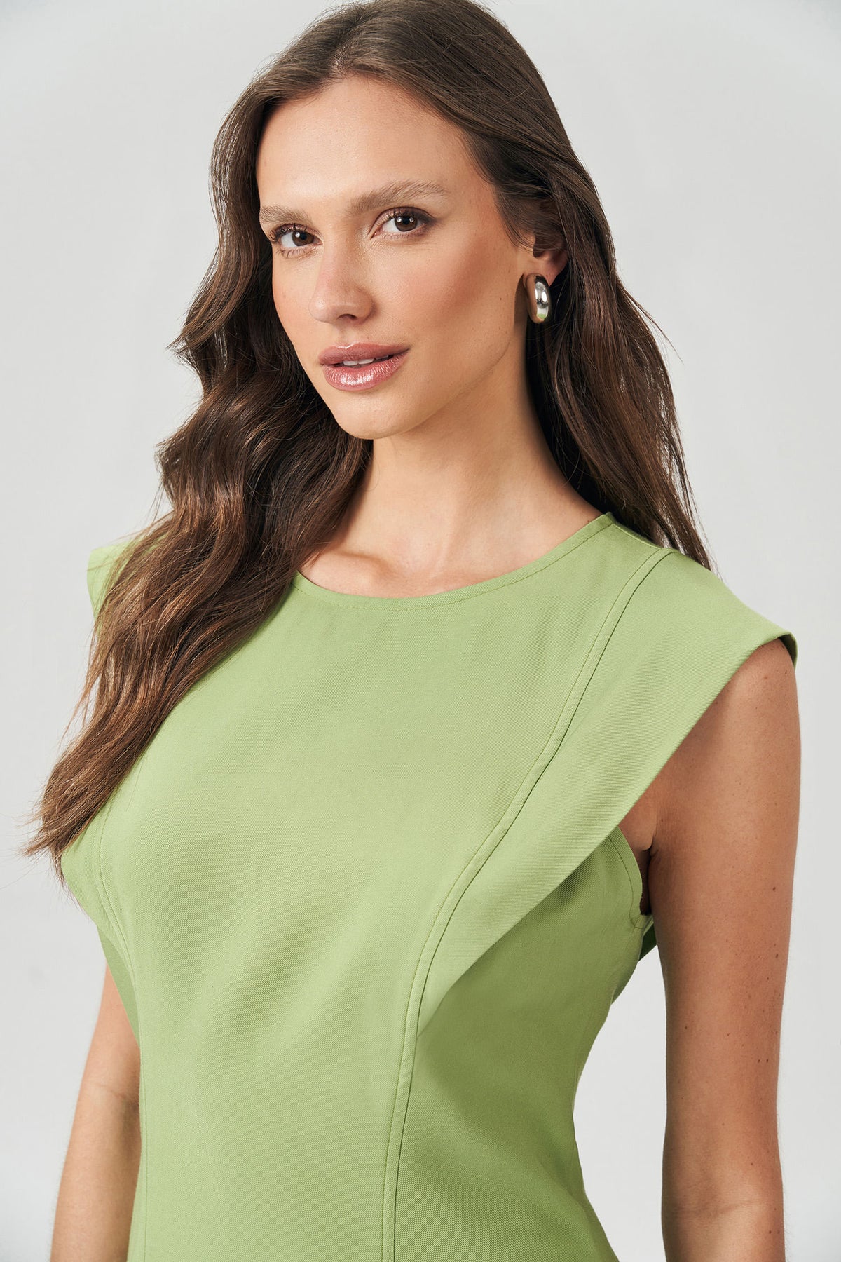 Vestido Alça Dupla Feminino Acostamento Garden