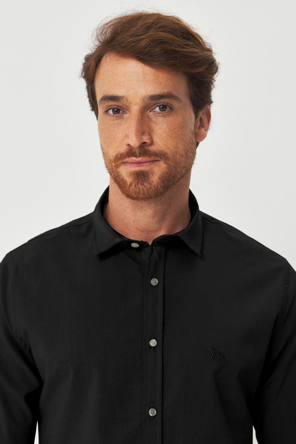Camisa Tech Manga Longa Basic Masculino Acostamento Preto