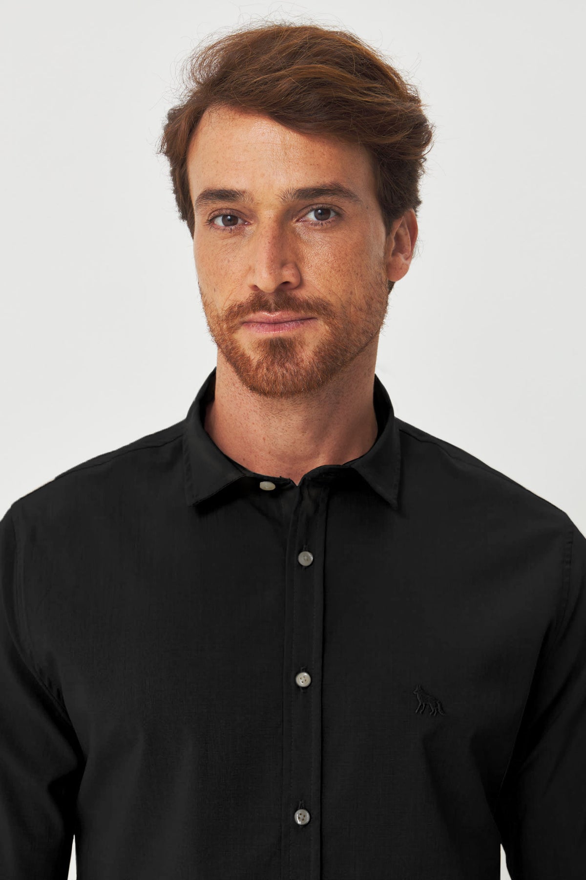 Camisa Tech Manga Longa Basic Masculino Acostamento Preto