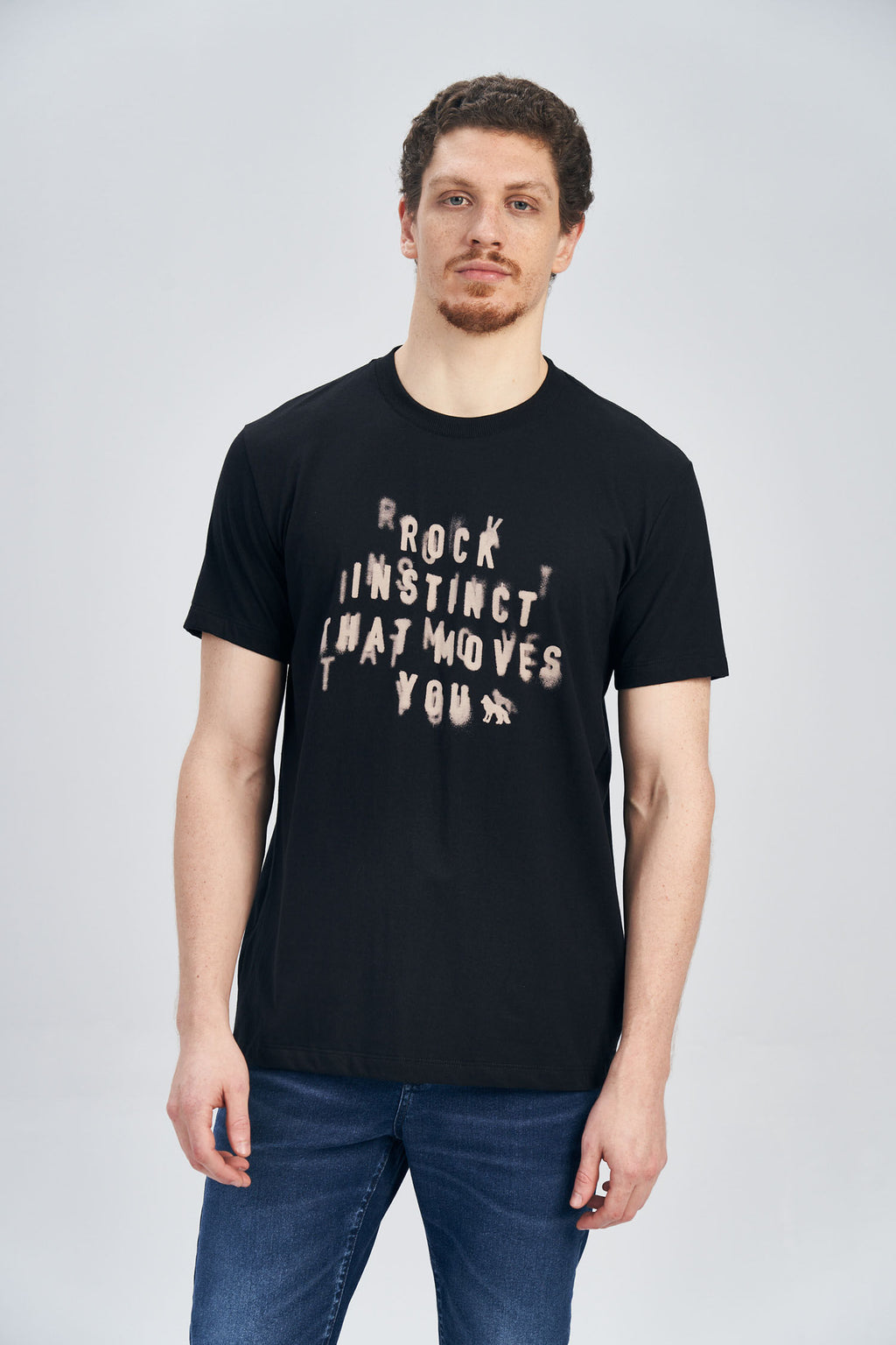 Camiseta Rock Instinct Masculina Acostamento Preto