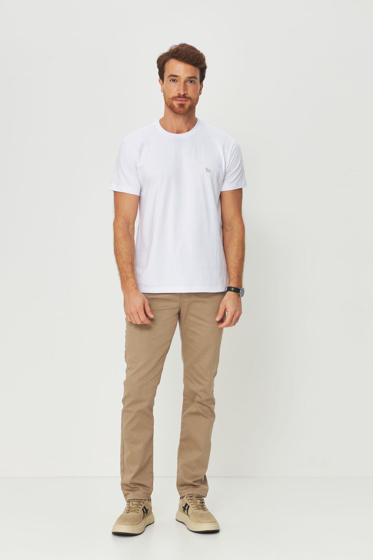 Camiseta Estampa Costas Masculina Acostamento Branco