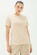 T-Shirt Algodão Bordado Modern Muse ACT Feminino Misty Blue