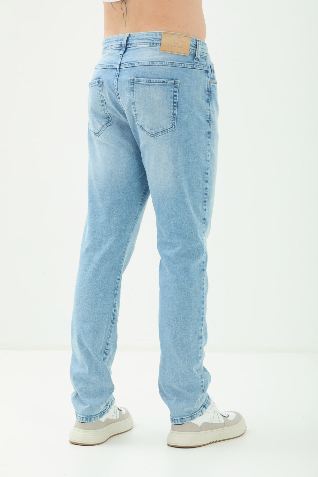 Calça Jeans Rock Clear Masculina Acostamento Jeans Claro