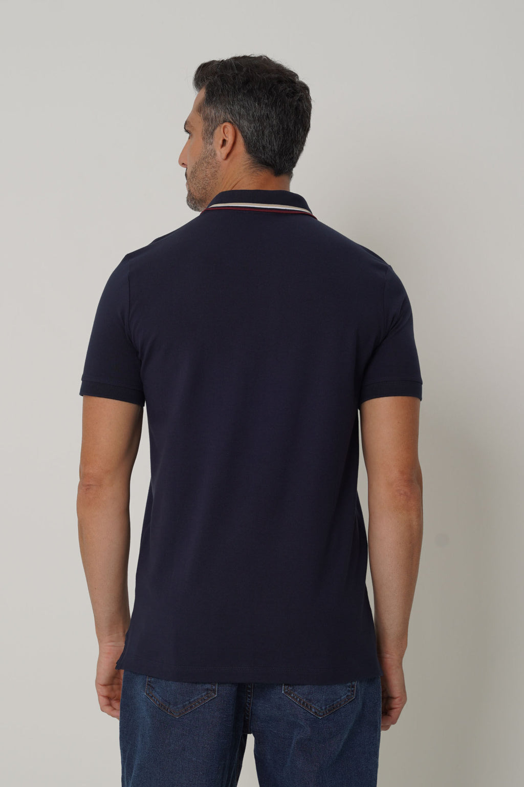 Polo Authentic Masculina Acostamento Marinho