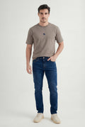 Calca Jeans Rock Masculina Acostamento Jeans Escuro