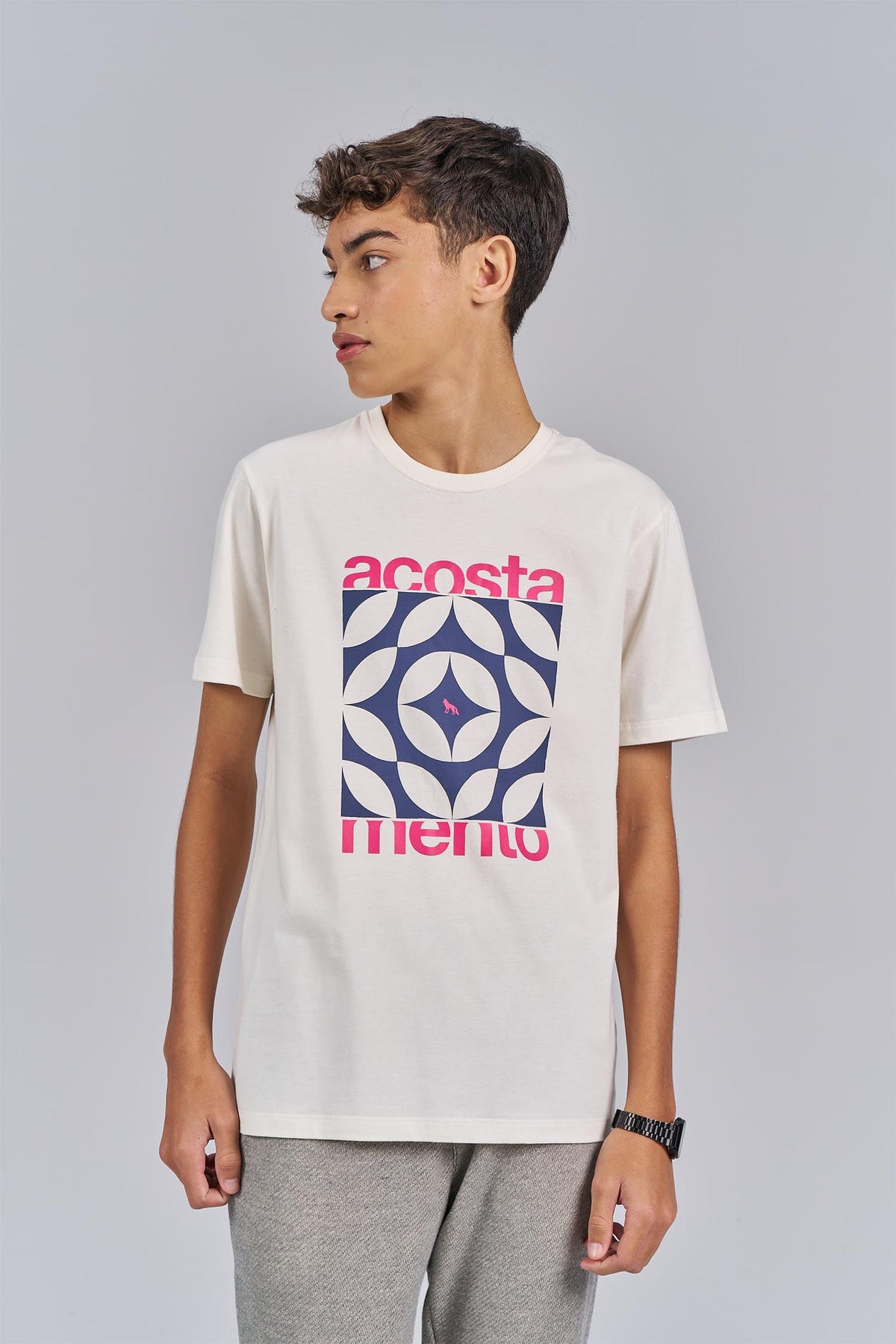 Camiseta Shapes Menino Acostamento Next Branco