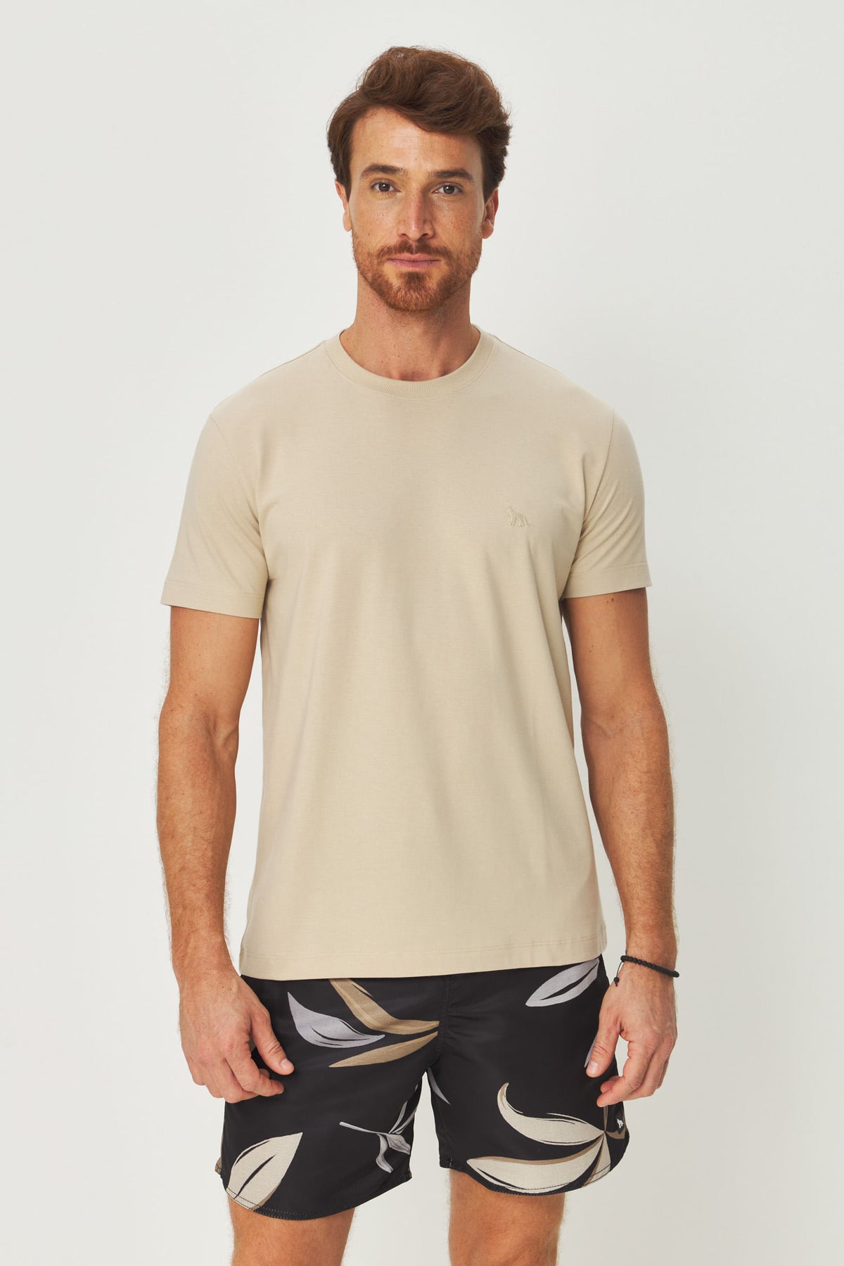 Camiseta Clássica Pima Masculina Acostamento Goanna