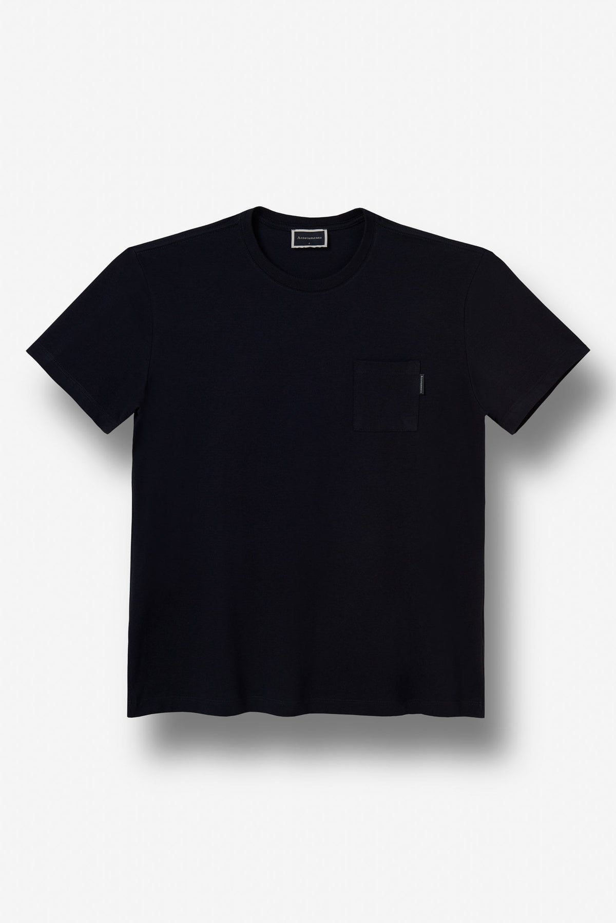 Camiseta Com Elastano Masculina Acostamento Preto