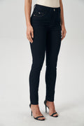 Calça Jeans Black Skinny Feminina Acostamento Jeans Escuro