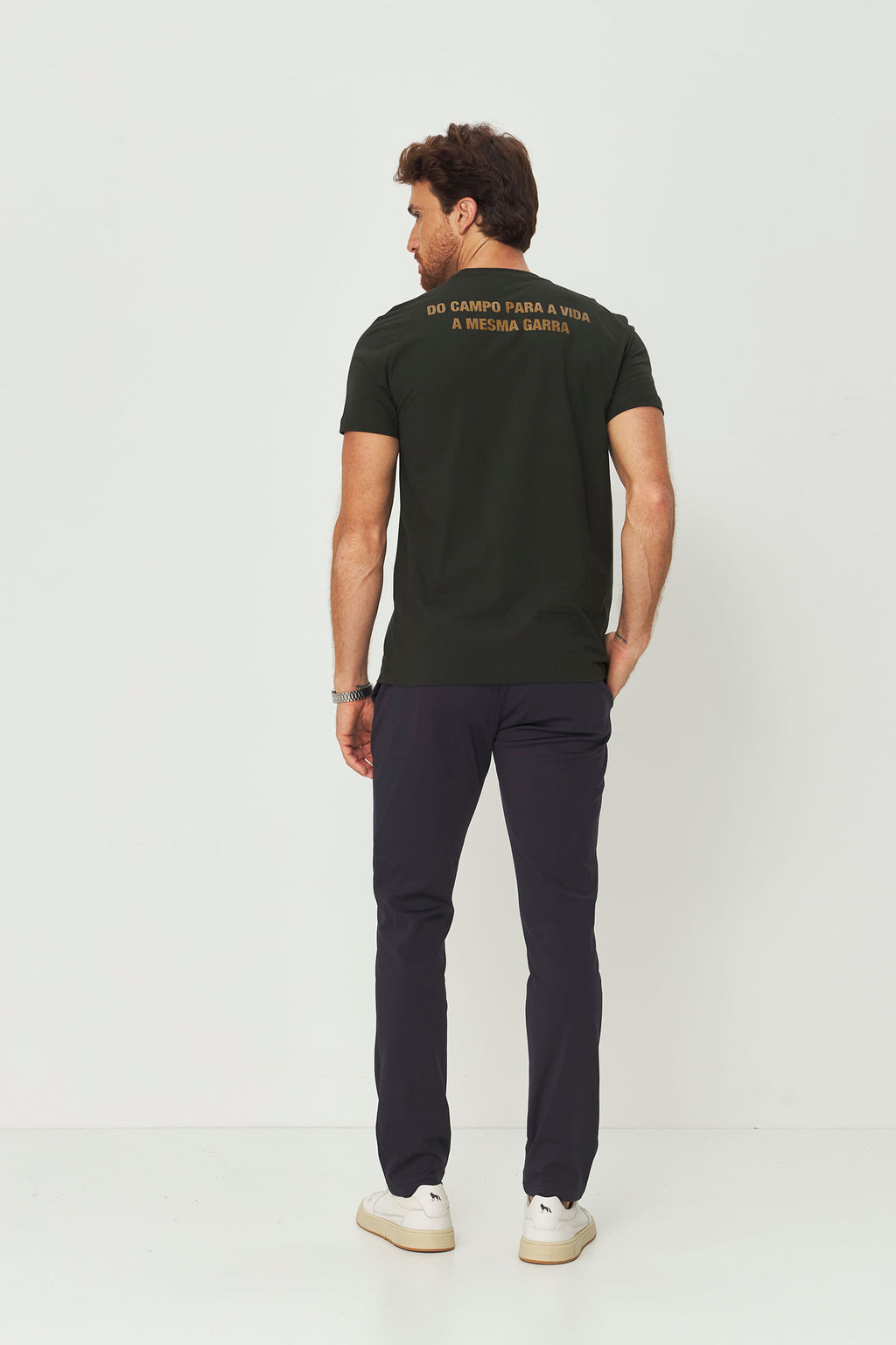 Camiseta Garra Mirassol Masculina Acostamento Verde Folhagem