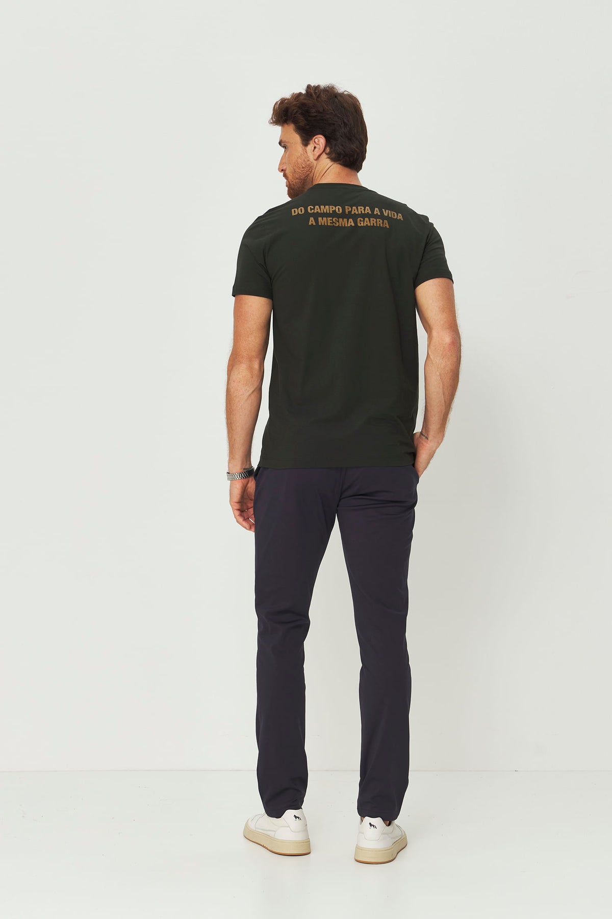 Camiseta Garra Mirassol Masculina Acostamento Verde Folhagem