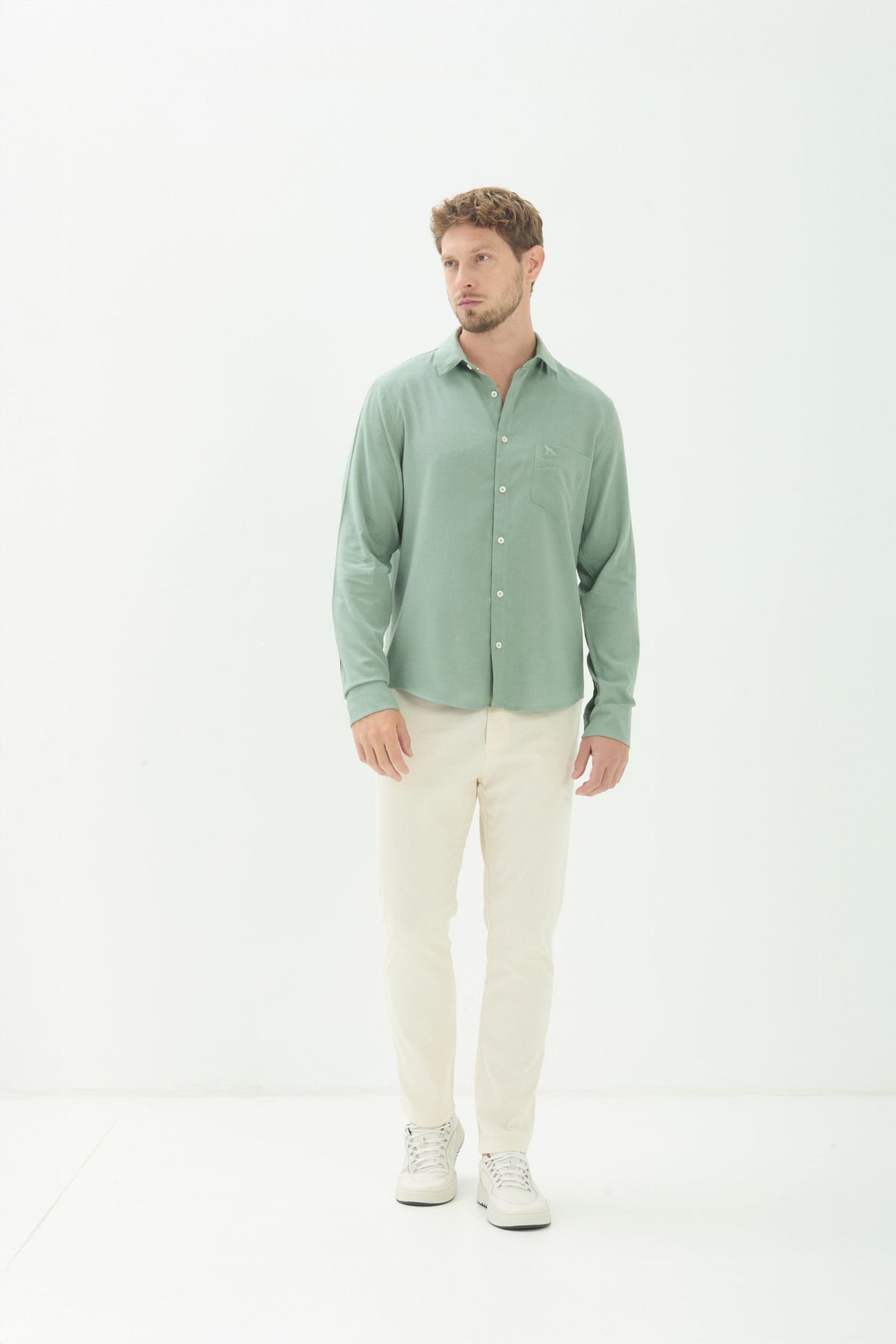 Calça Estilo Casual Masculino Acostamento Natural