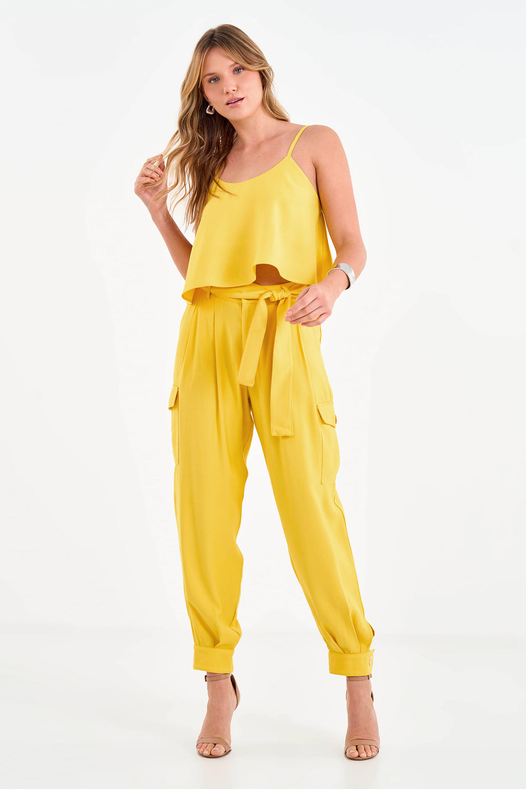 Blusa de Alcinha Cropped ACT Feminino Preto
