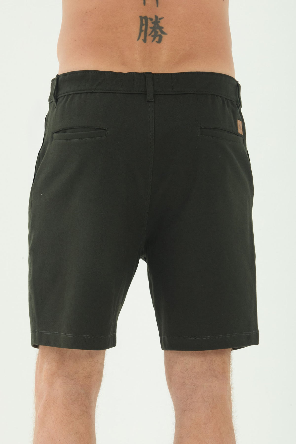 Bermuda Versátil Masculina Acostamento Verde Folhagem