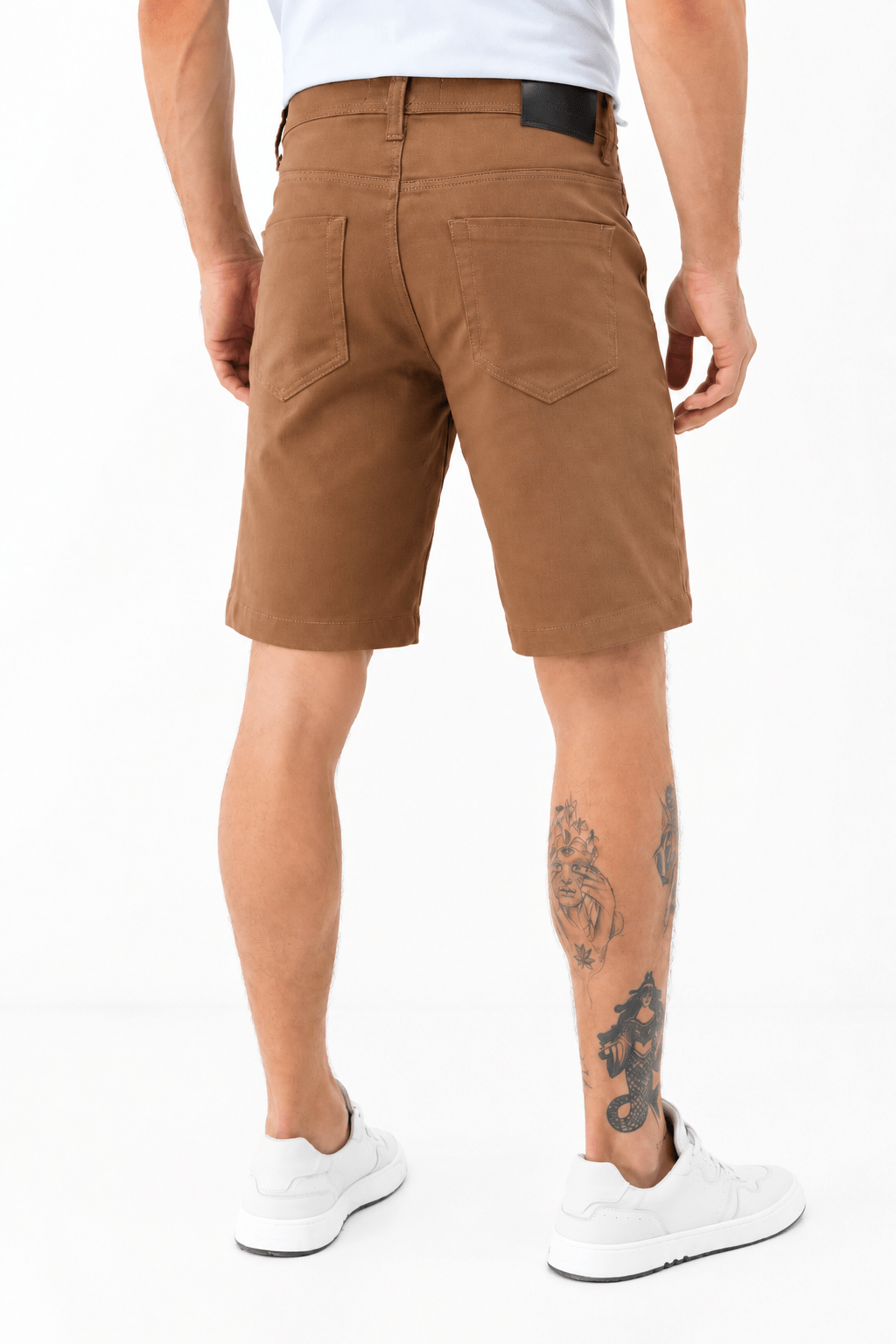 Bermuda Sarja Casual Masculina Acostamento Duna