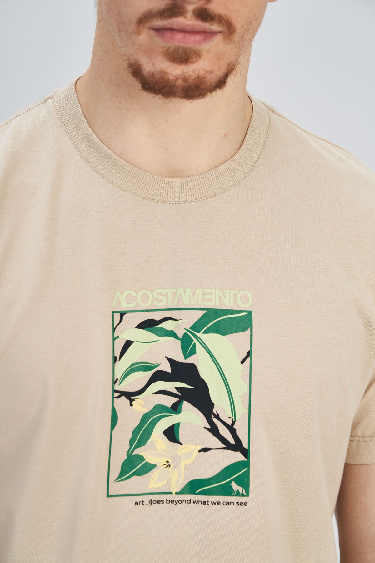 Camiseta Art Goes Masculina Acostamento Goanna