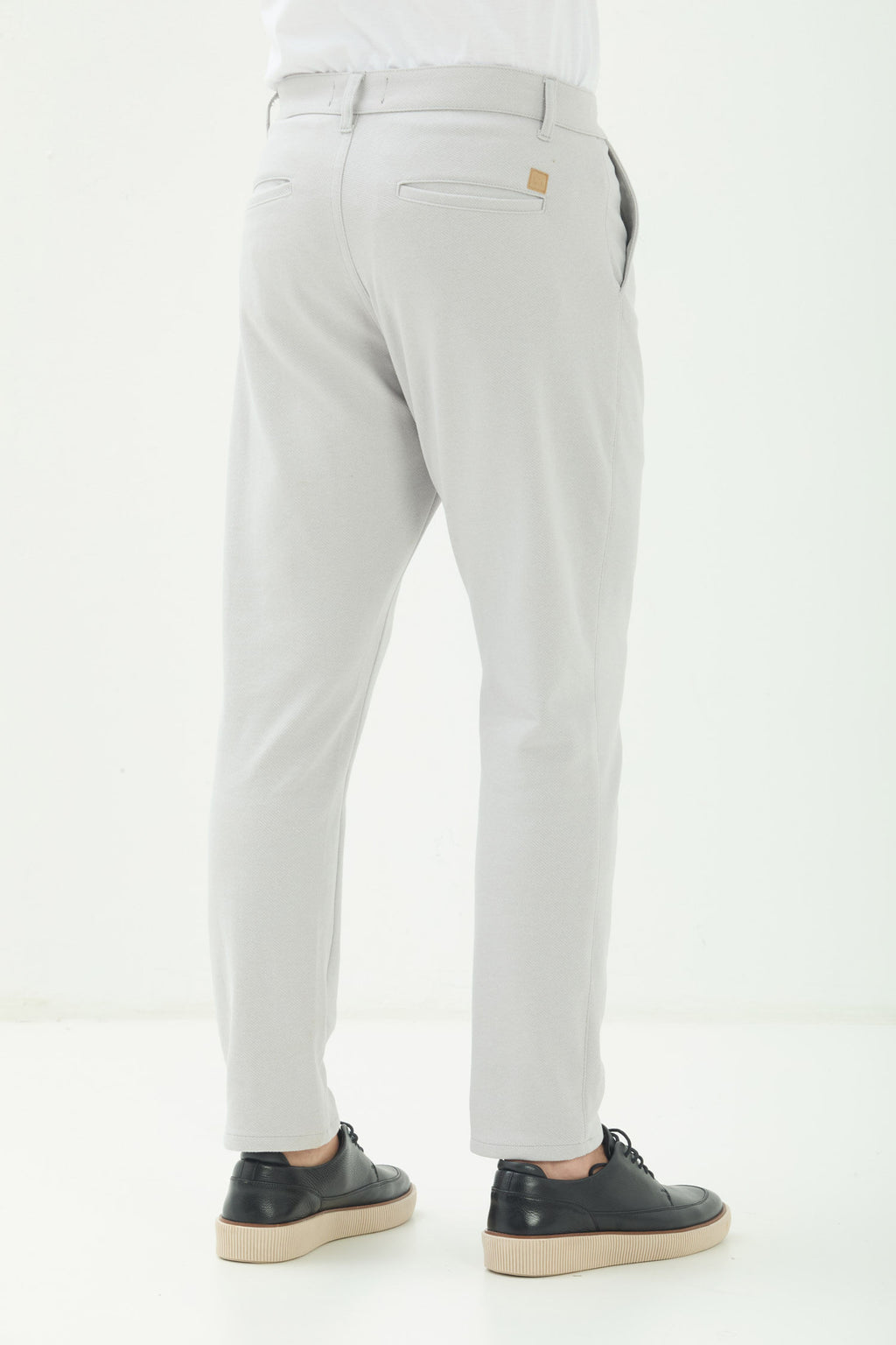 Calça Elastano Masculina Acostamento Cinza