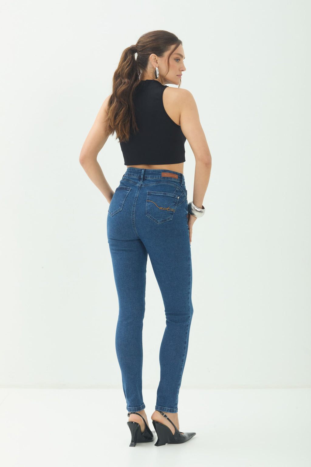 Calça Jeans Sculpted ACT Feminina Jeans Intermediario