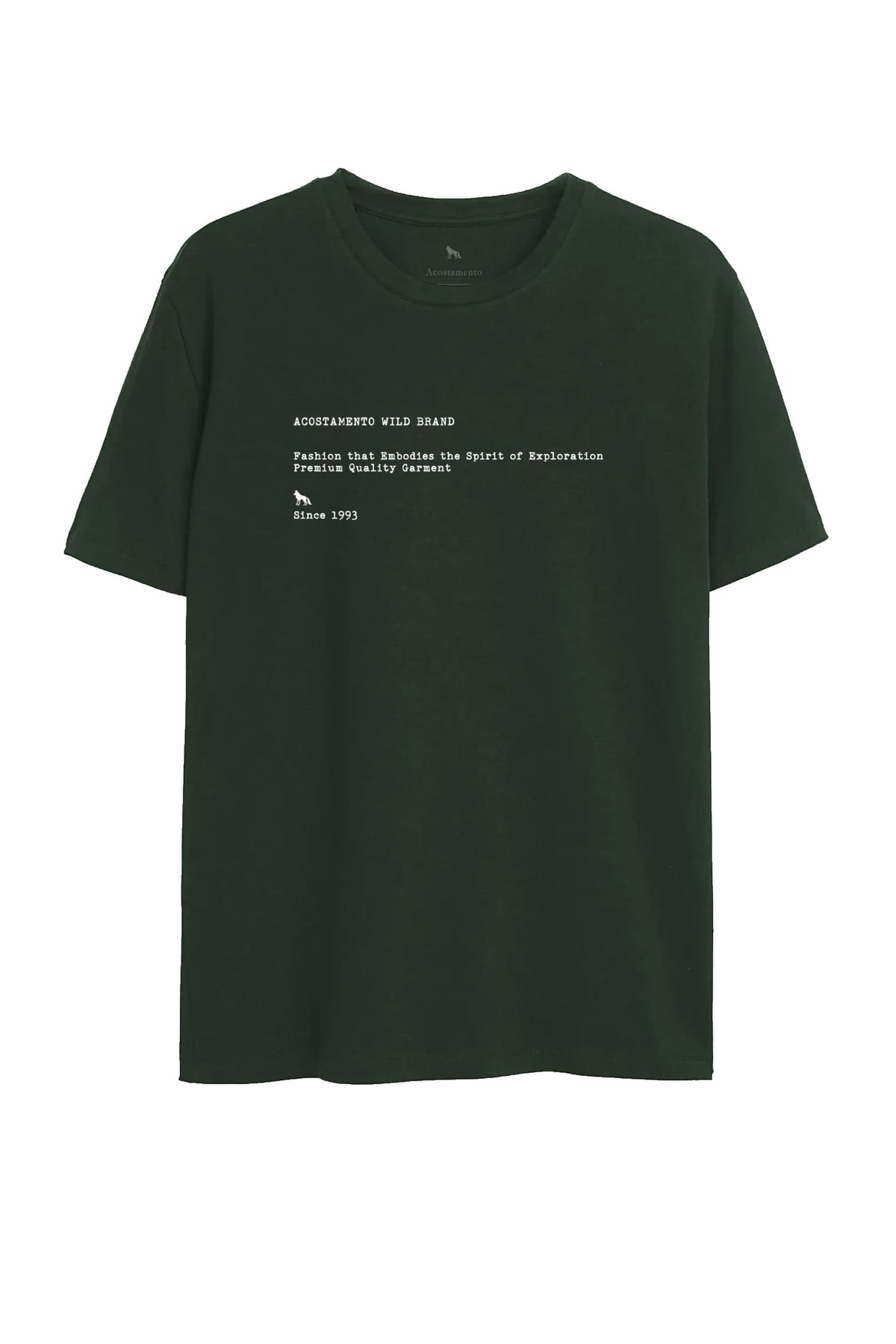 Camiseta Wild Brand Masculina Oversize Acostamento Verde Nativo