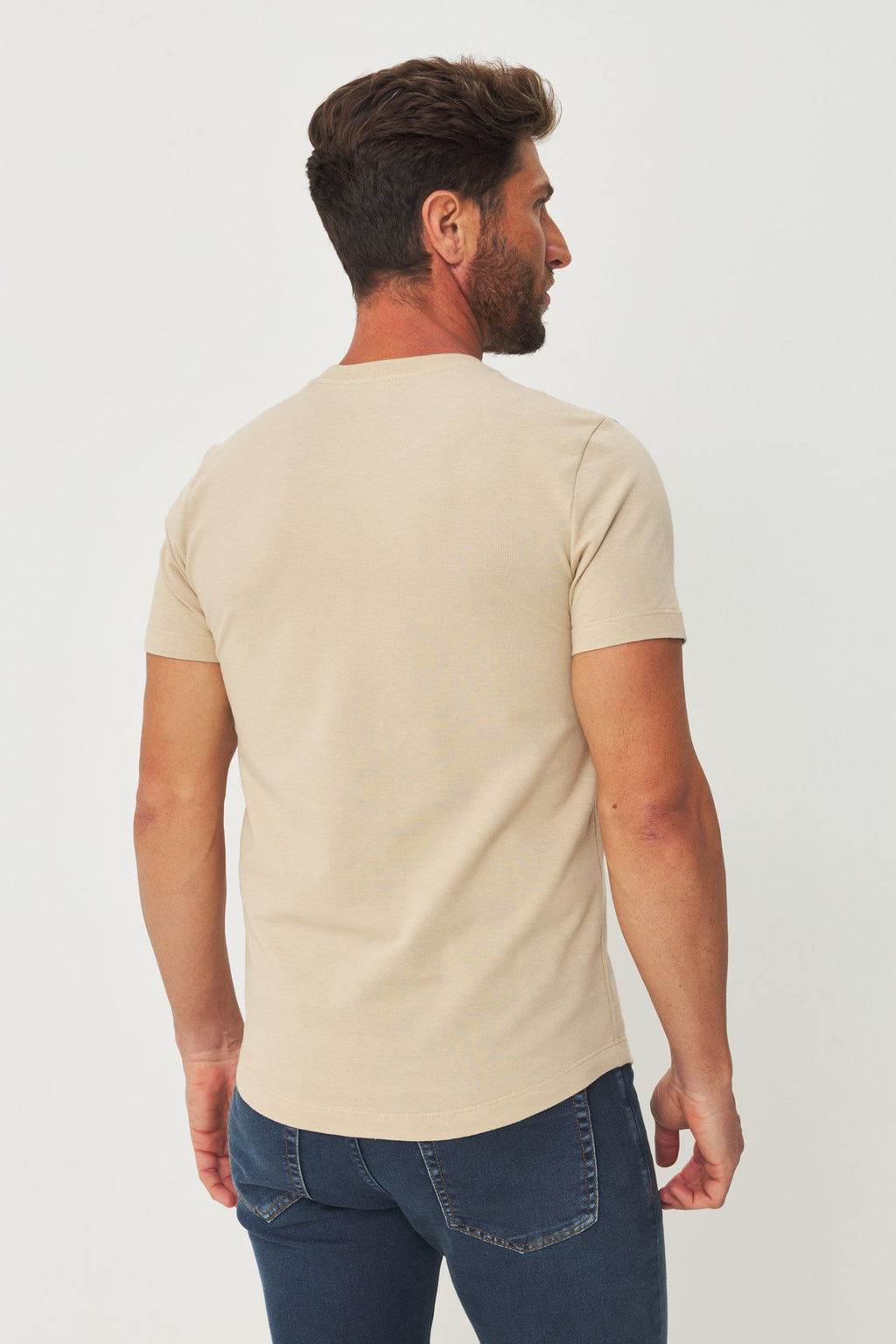 Camiseta Elastano Casual Minimal Masculina Acostamento Goanna