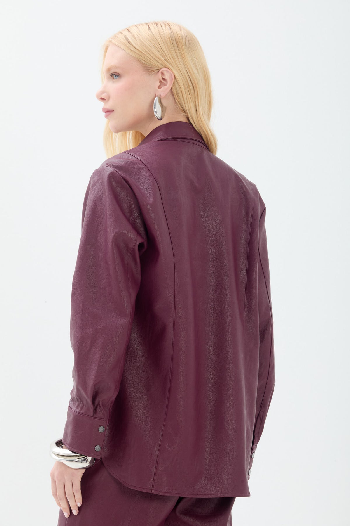 Camisa PU Modern ACT Feminino Deep Ruby