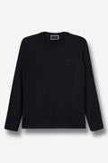 Suéter Infantil Tricot Gola Careca Acostamento Next Preto