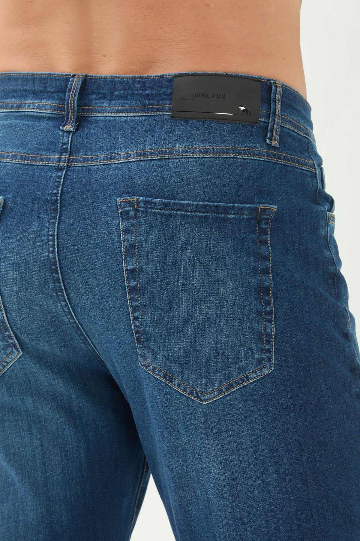 Calça Jeans Skinny 360 Flex Tech Masculina Acostamento Jeans Escuro