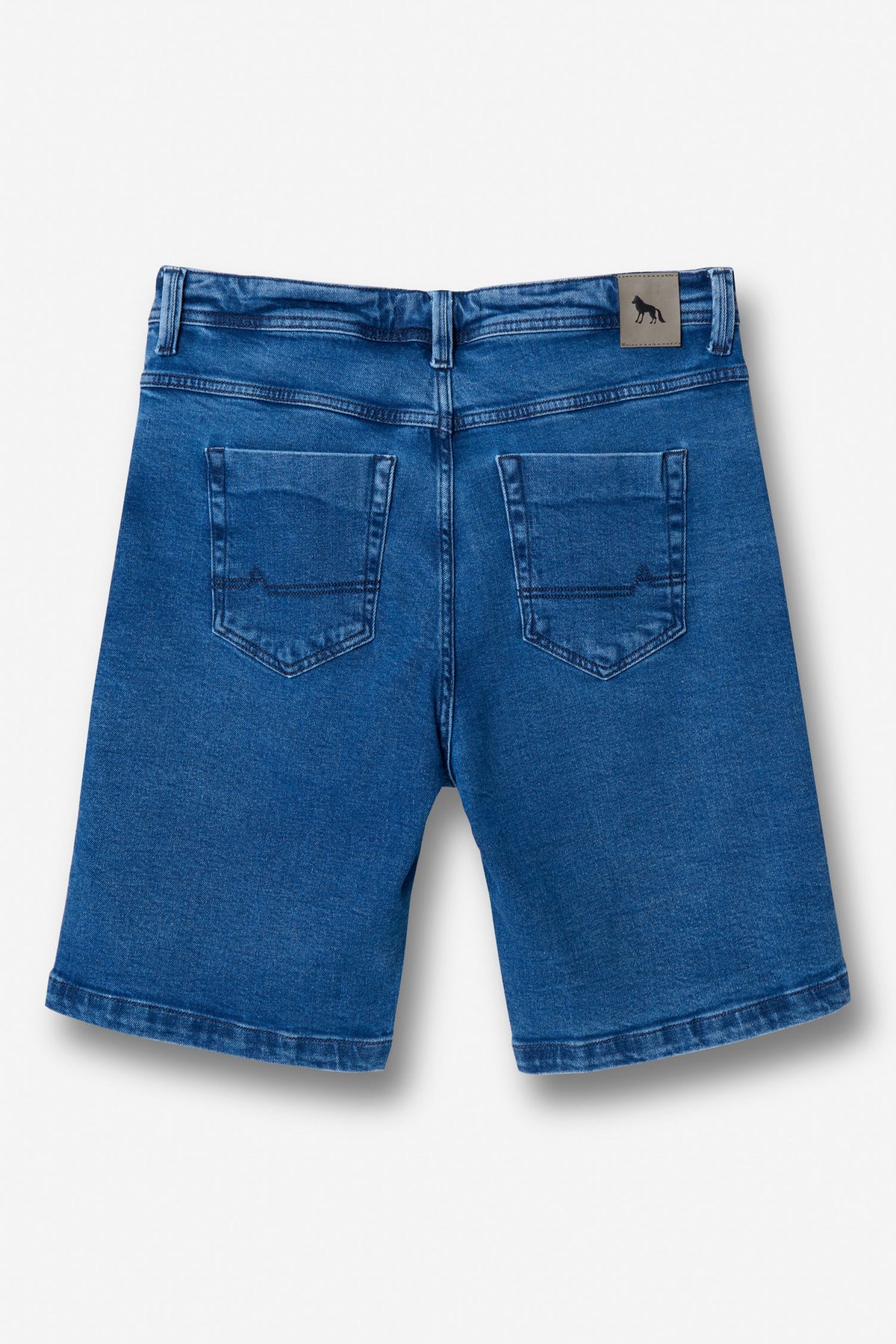 Bermuda Jeans Casual Masculina Acostamento Jeans Intermediario