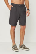 Bermuda Alfaiataria Masculina Acostamento Chumbo