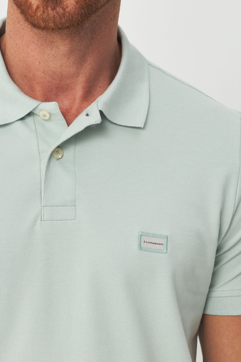 Polo Básica Tag Masculino Acostamento Verde Cidreira