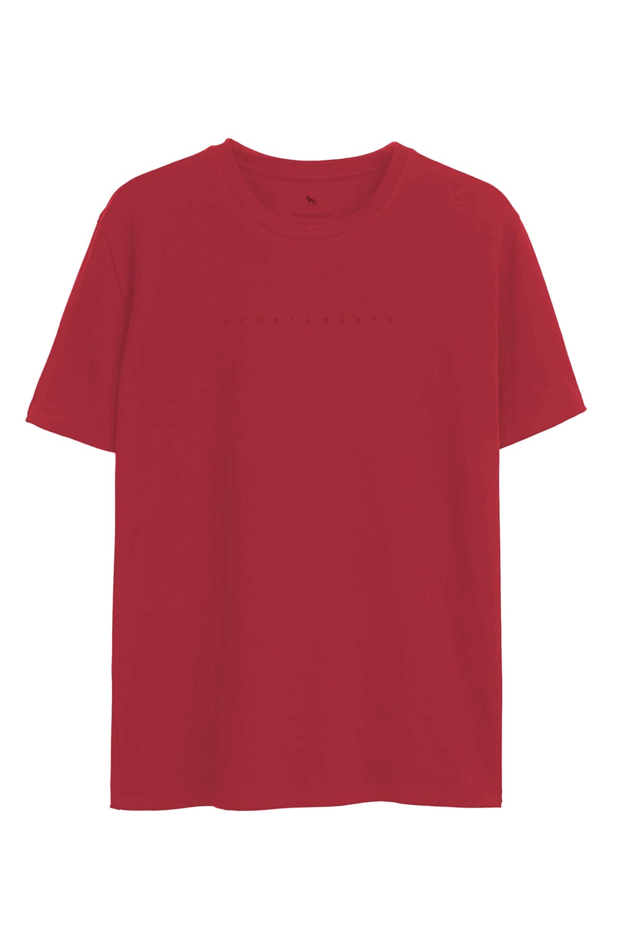 Camiseta Clássica Masculina Acostamento Vermelho Hibisco