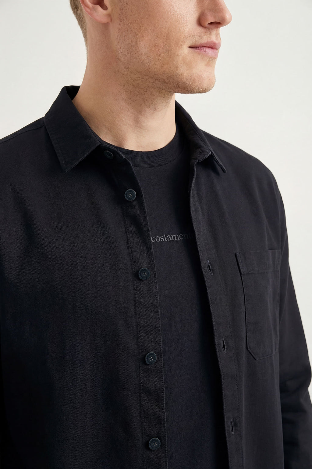 Jaqueta Casual Masculina Acostamento Caqui