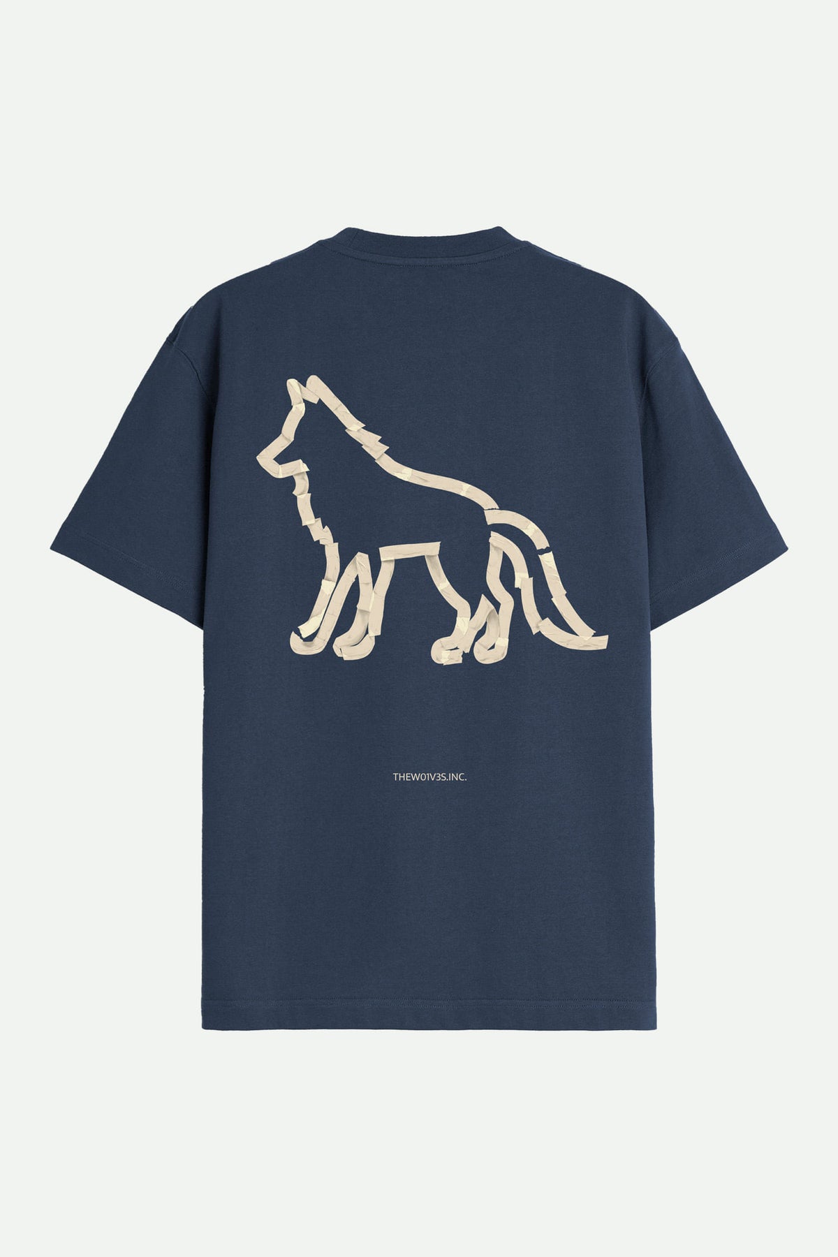 Camiseta Wolf Urban Masculina Acostamento Azul Navy