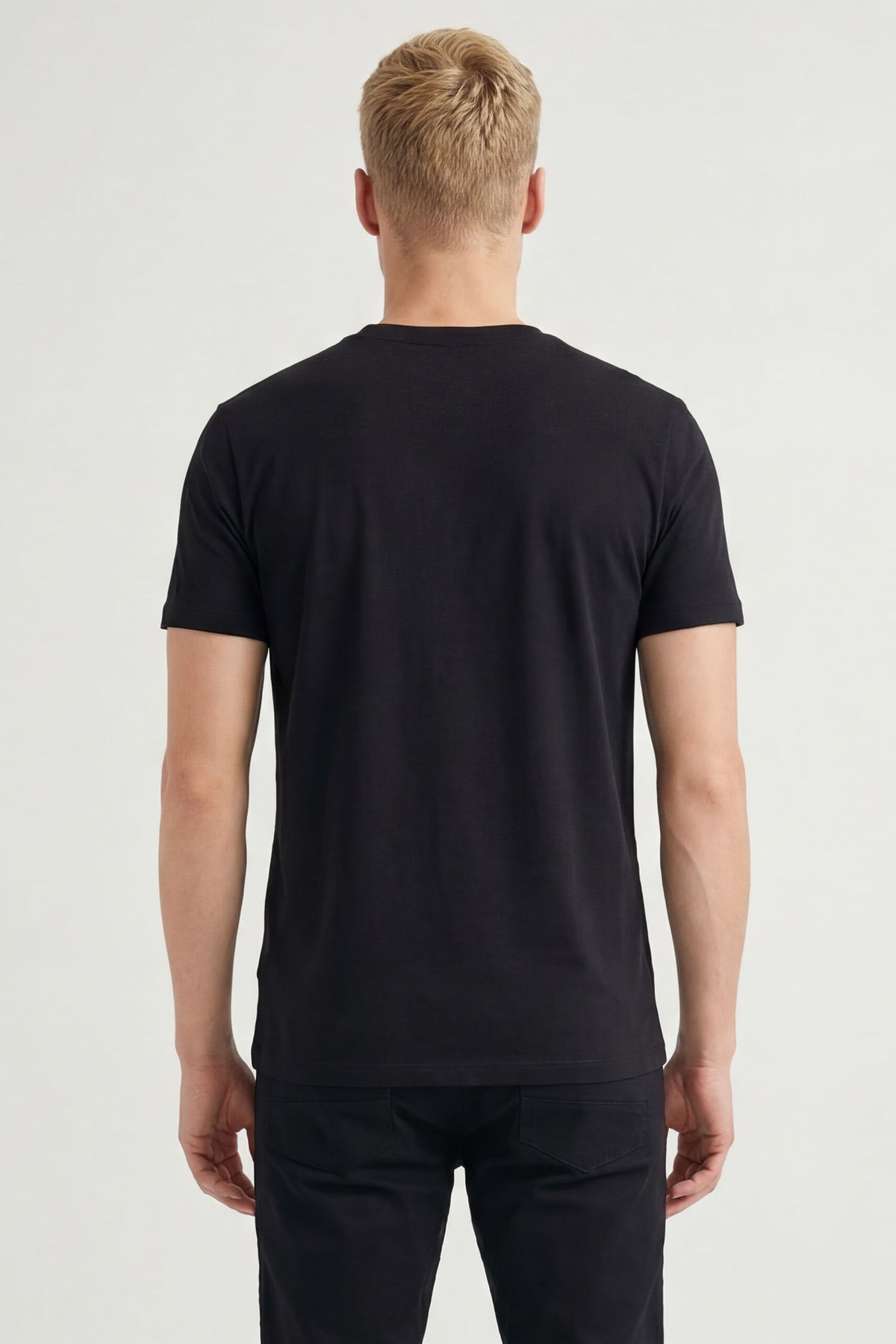 Camiseta Lobo Estampada Masculina Acostamento Preto