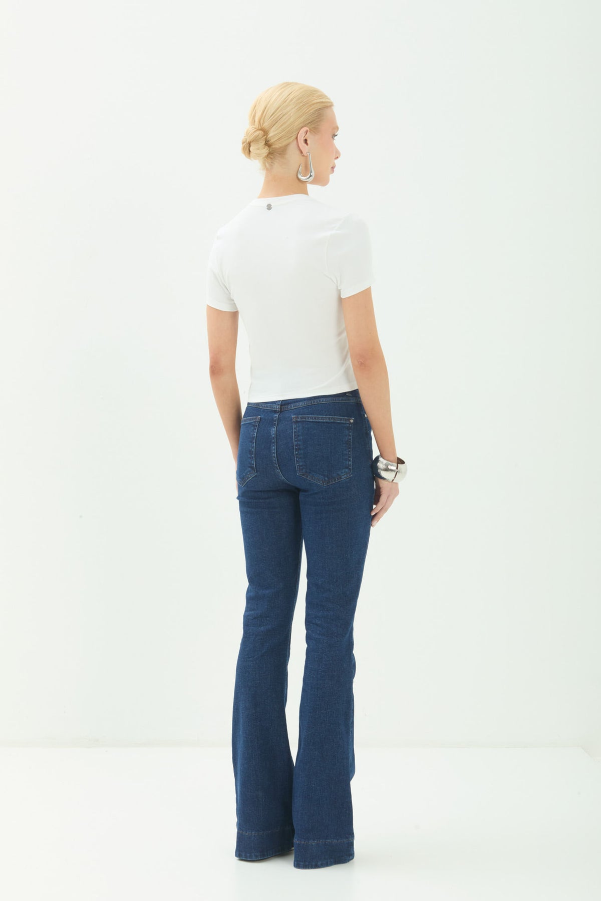 T-Shirt Slim Canelada ACT Feminino Off White