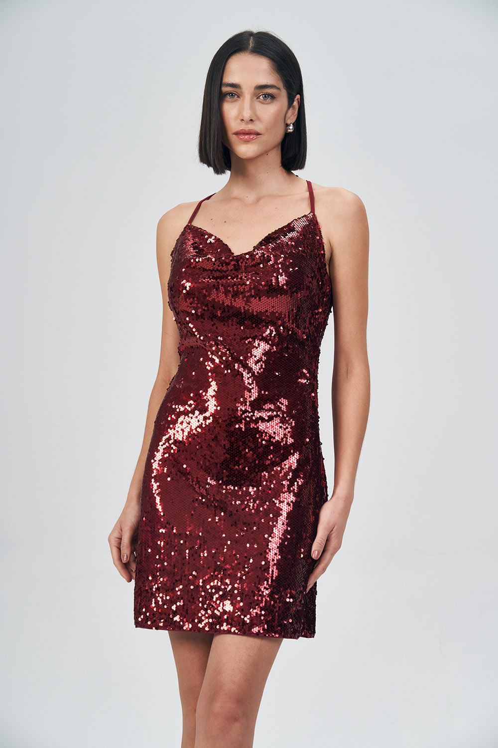 Vestido Gloss Black Feminino Acostamento Berry