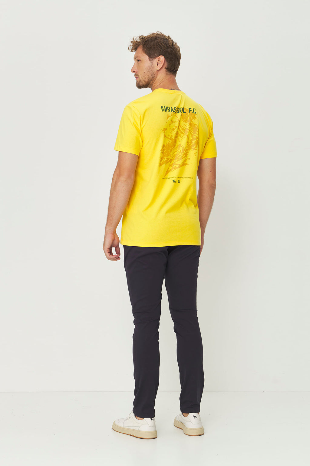 Camiseta Leão Mirassol Macsulina Acostamento Amarelo Polen