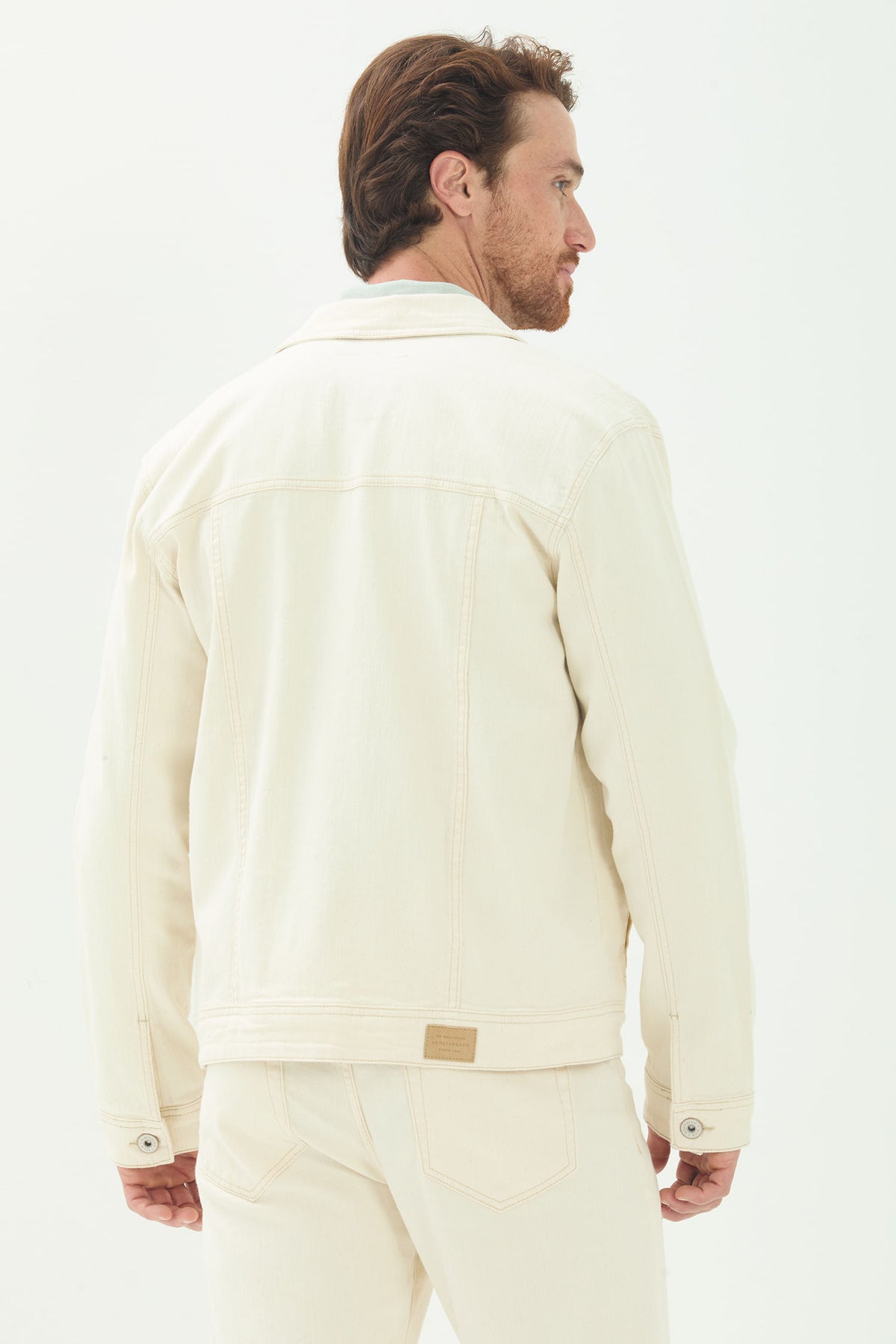 Jaqueta De Sarja Com Bolsos Masculina Acostamento Off White