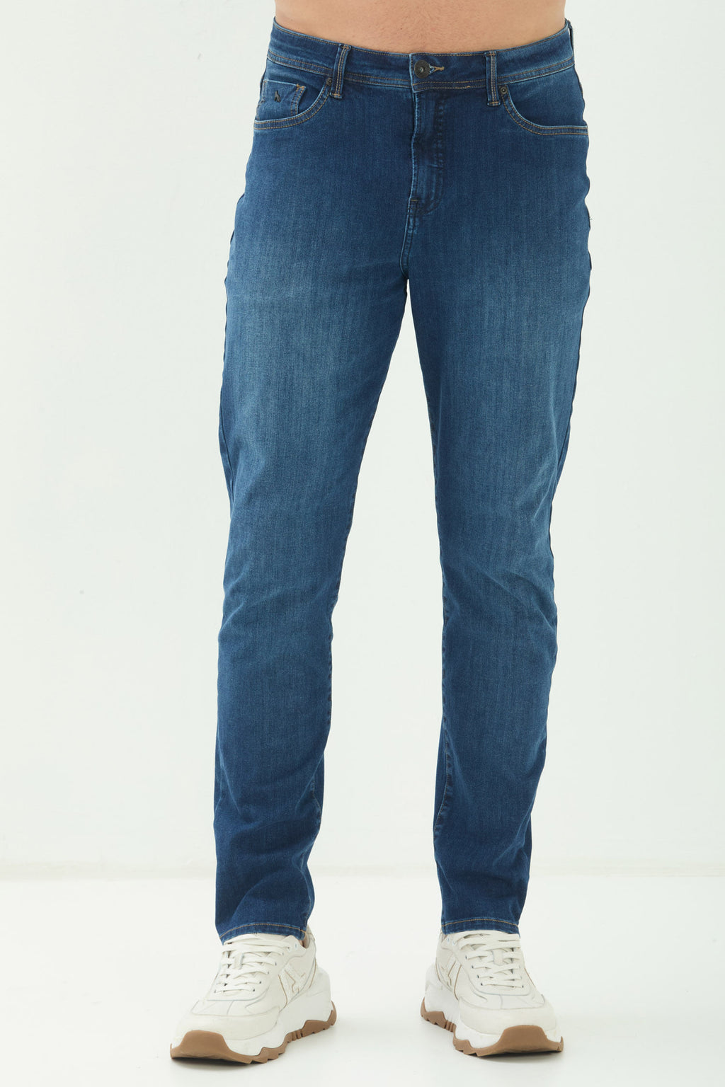 Calça Jeans Skinny 360 Flex Tech Masculina Acostamento Jeans Escuro