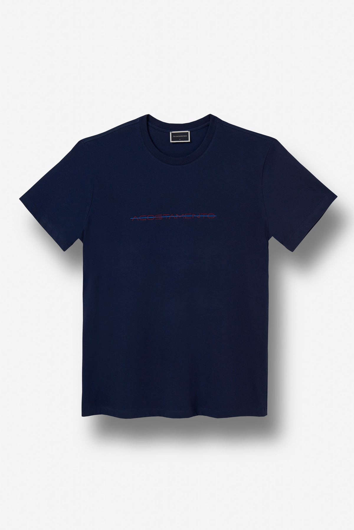 Camiseta Casual Masculina Acostamento Marinho