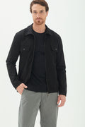 Jaqueta Tech Black Forever Com Zíper Masculina Acostamento Preto