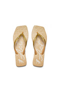 Chinelo Glitter com Logo ACT Feminino Dourado