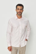 Camisa Manga Longa Scrivania Masculina Acostamento Rosa