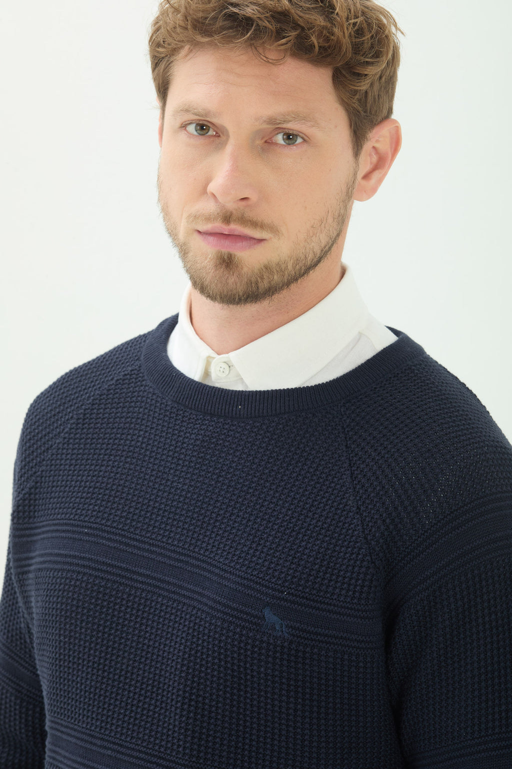 Suéter Scrivania Texturizado Masculino Acostamento Off White