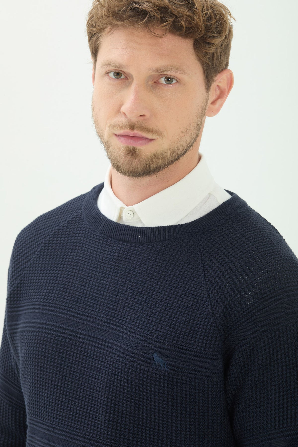 Suéter Scrivania Texturizado Masculino Acostamento Off White