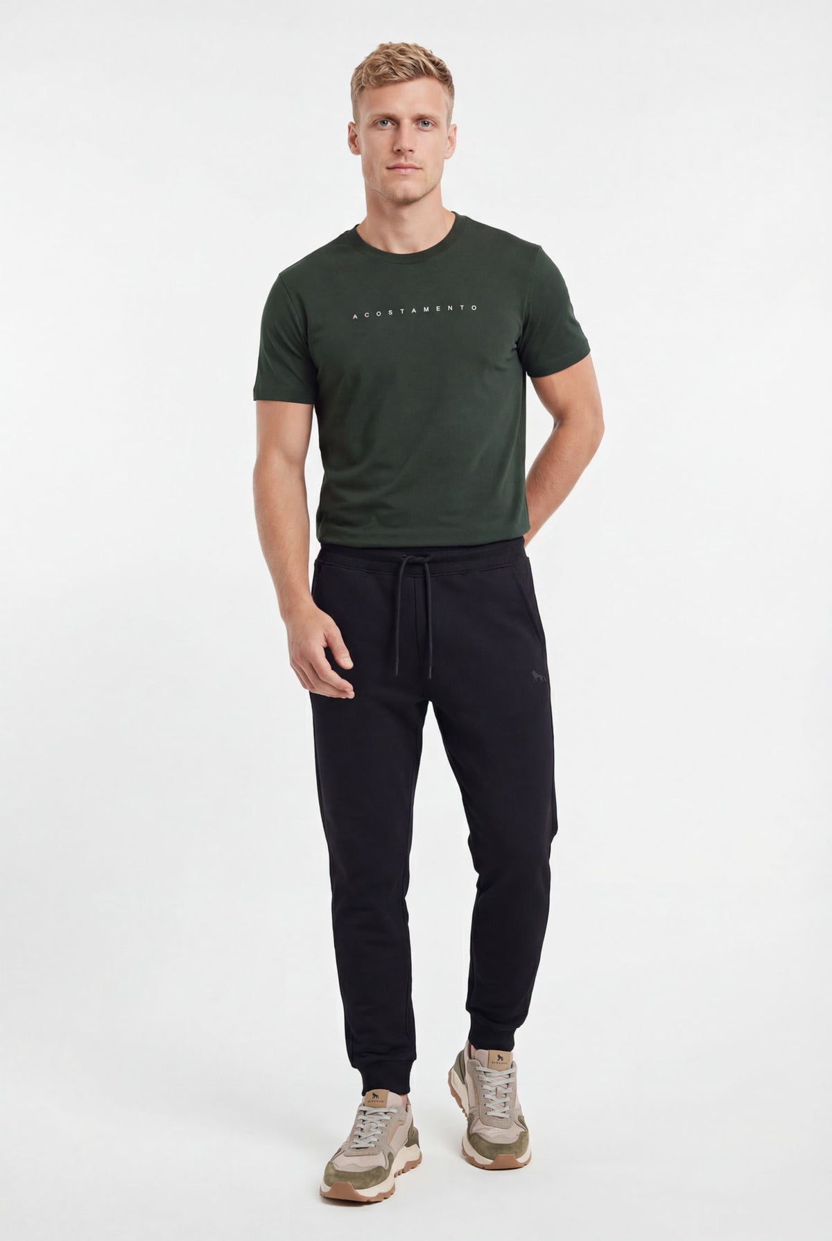 Calça Casual Masculina Acostamento Marinho