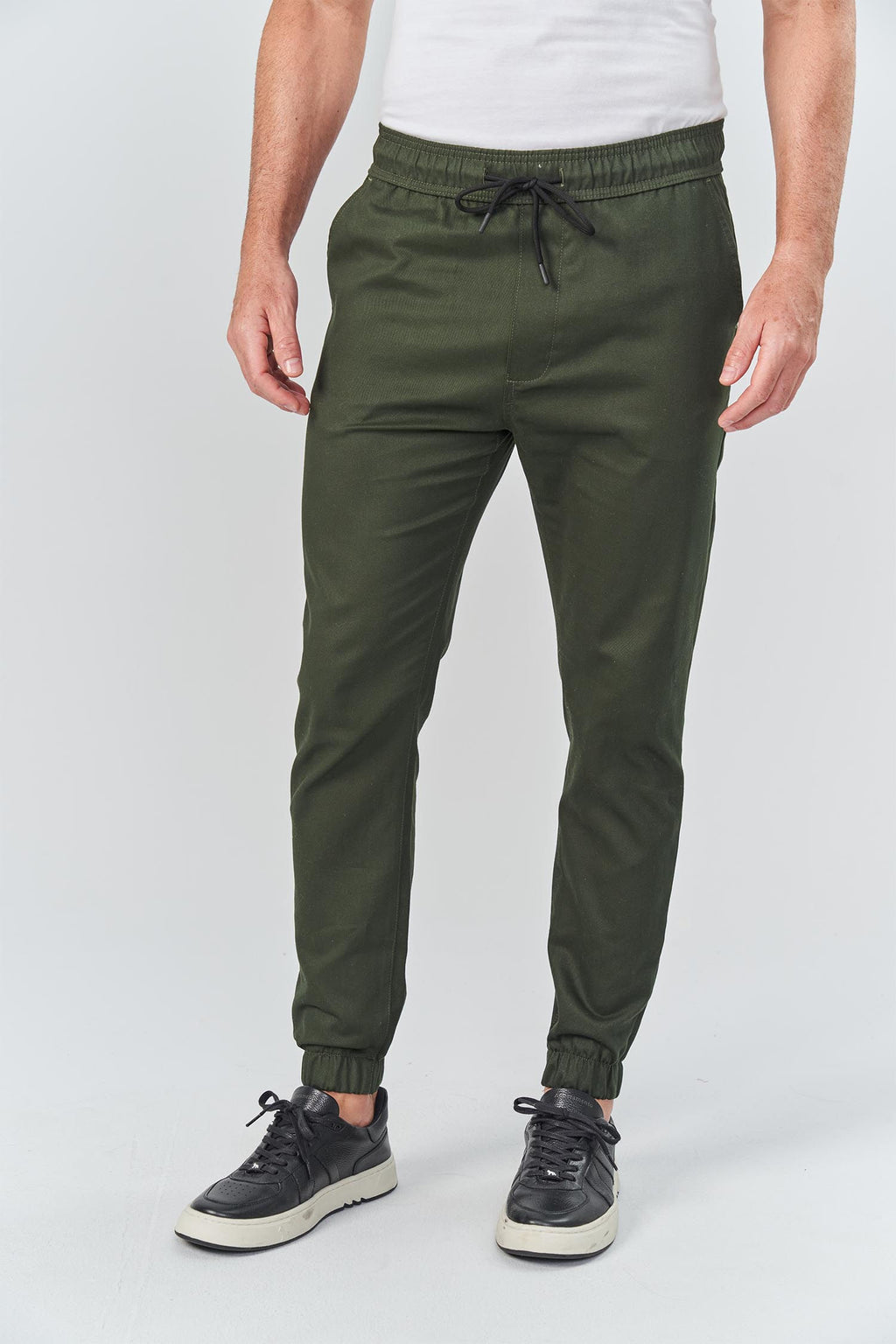 Calça Casual Jogger Masculina Acostamento Verde