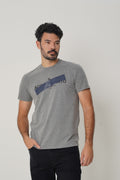 Camiseta Urban Style Masculina Acostamento Mescla Grafite